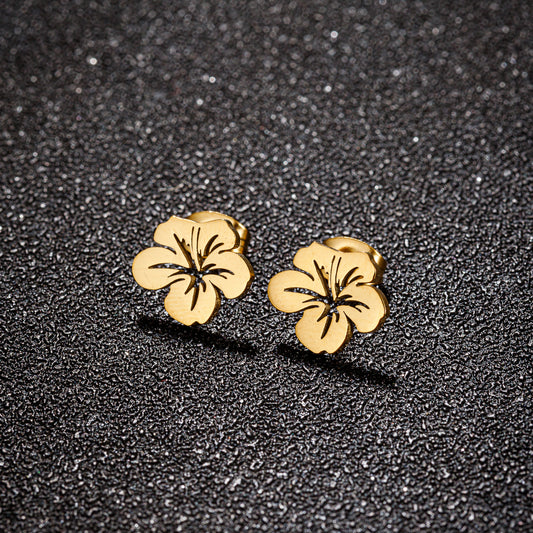 aretes flor de stitch